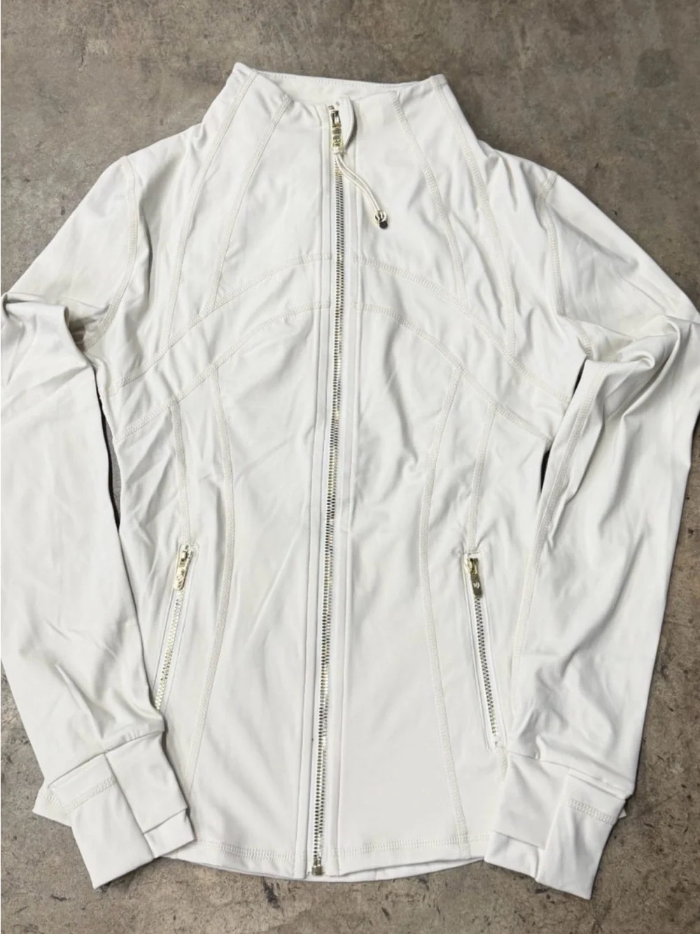 lululemon athletica White Leggings and Jacket Set